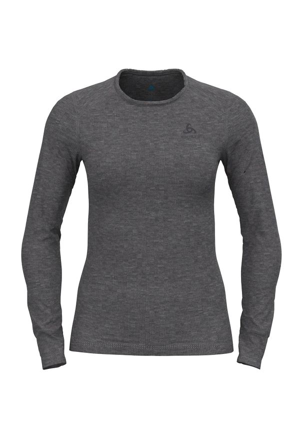 Koszulka damska Odlo BL TOP crew neck l/s ACTIVE WARM ECO. Kolor: wielokolorowy, czarny, szary