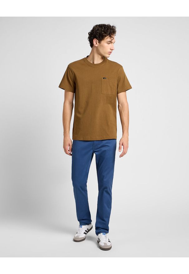 Lee - LEE MĘSKIE SPODNIE JEANSOWE DAREN ZIP FLY NEW DRAMA BLUE 112360202 L707016436