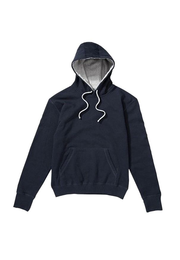 SG - Męska Bluza Sportowa Z Kapturem Przez Głowę. Typ kołnierza: kaptur. Kolor: niebieski