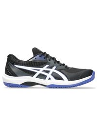 Buty do tenisa Asics Game FF. Kolor: czarny, biały, wielokolorowy. Sport: tenis