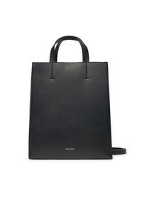 Calvin Klein Torebka Line Lthr Mini Tote 32 LV04F3002G Czarny. Kolor: czarny. Materiał: skórzane #3