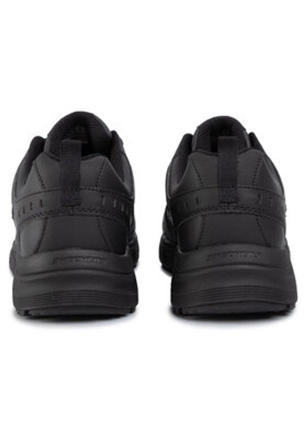 skechers - Skechers Sneakersy Redwick 51896/BBK Czarny. Kolor: czarny. Materiał: skóra, syntetyk