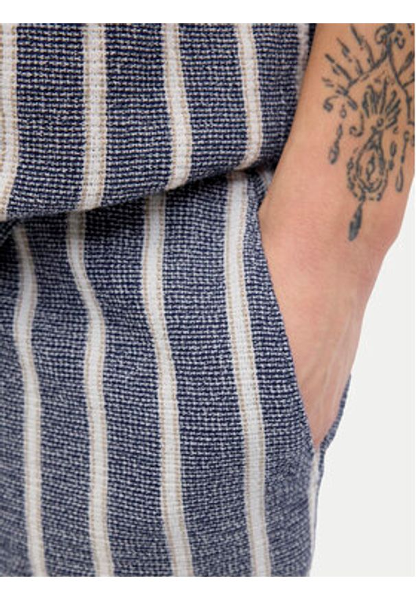 Jack & Jones Szorty materiałowe Jaiden 12274413 Niebieski Relaxed Fit. Kolor: niebieski. Materiał: bawełna