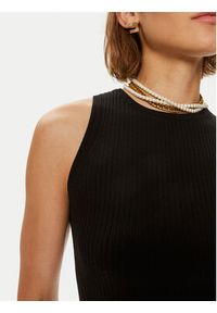 Weekend Max Mara Top Olimpo 2425366021 Czarny Slim Fit. Kolor: czarny. Materiał: syntetyk #3