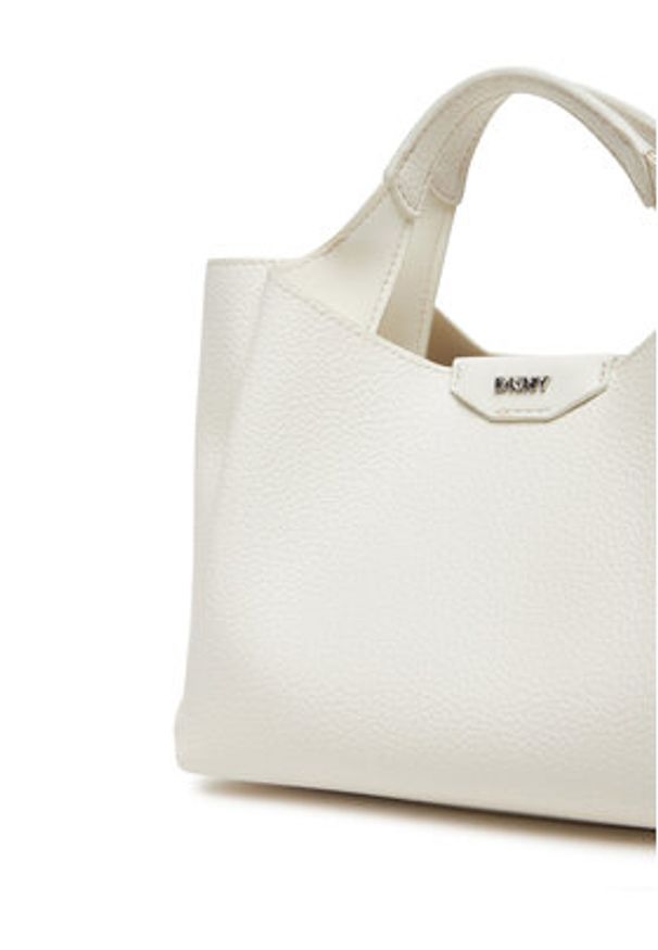 DKNY Torebka R51DYJ07 Szary. Kolor: szary. Materiał: skórzane