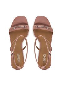 MICHAEL Michael Kors Sandały Lena 40R5LEHS1L Różowy. Kolor: różowy. Materiał: skóra #3