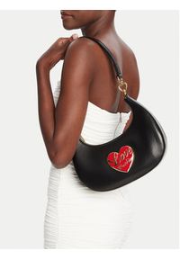 Love Moschino - LOVE MOSCHINO Torebka JC4183PP1NLP0000 Czarny. Kolor: czarny. Materiał: skórzane #5