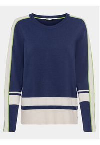 Olsen Sweter 11004261 Granatowy Regular Fit. Kolor: niebieski. Materiał: syntetyk