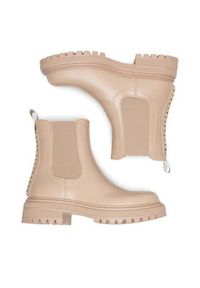 Jenny - JENNY Sztyblety HY60208-1 Beżowy. Kolor: beżowy. Materiał: materiał #3