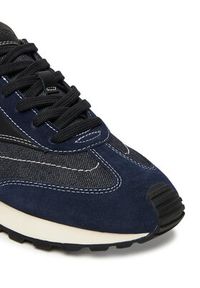 Karl Lagerfeld - KARL LAGERFELD Sneakersy KL51124D Granatowy. Kolor: niebieski. Materiał: skóra, zamsz #6