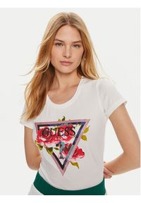 Guess T-Shirt W4YI71 J1314 Biały Regular Fit. Kolor: biały. Materiał: bawełna #3