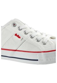 Białe Trampki Damskie Lee Cooper Stylowe Obuwie. Okazja: na co dzień. Kolor: biały. Materiał: materiał. Styl: elegancki #9