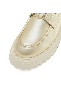 Eva Minge Loafersy SARAH-8049 Złoty. Kolor: złoty. Materiał: skóra #4