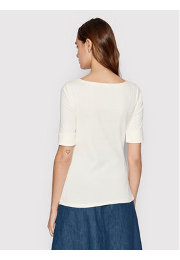 Lauren Ralph Lauren - LAUREN RALPH LAUREN Bluzka 200654963036 Écru Regular Fit. Materiał: bawełna