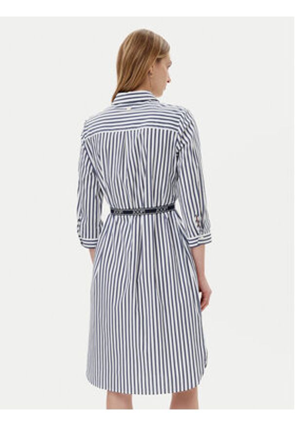 JOOP! Sukienka koszulowa 58 252D58Dominique 30046521 Granatowy Regular Fit. Kolor: niebieski. Materiał: bawełna. Typ sukienki: koszulowe