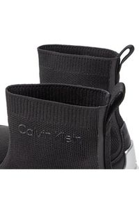 Calvin Klein Sneakersy Sock Boot - Knit HW0HW01177 Czarny. Kolor: czarny. Materiał: materiał #6