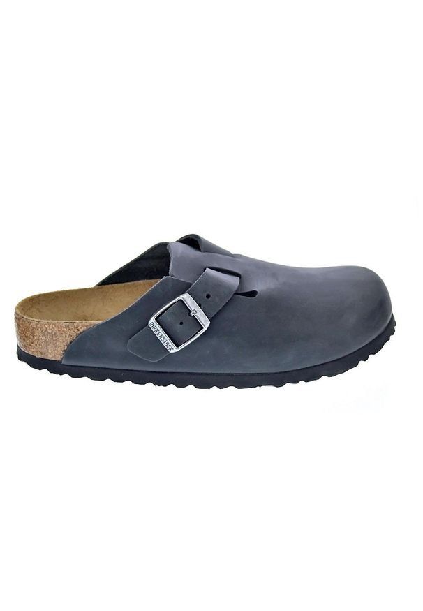 Kapcie Birkenstock Boston Dorosłych. Kolor: czarny. Materiał: materiał