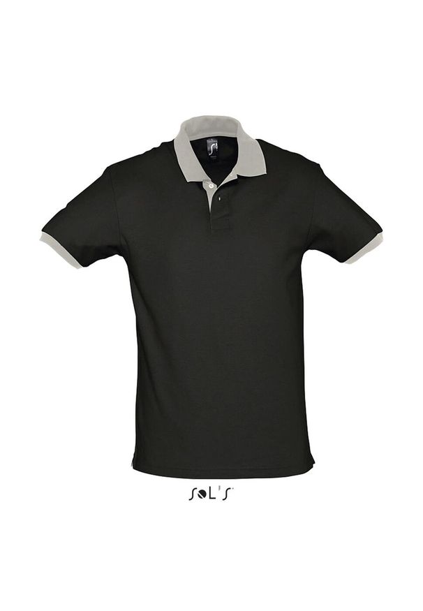 SOL'S - Polo Sol's Prince. Typ kołnierza: polo. Kolor: wielokolorowy, szary, czarny