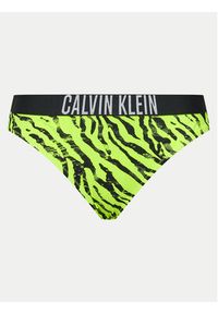 Calvin Klein Swimwear Dół od bikini KW0KW02337 Zielony. Kolor: zielony. Materiał: syntetyk #3