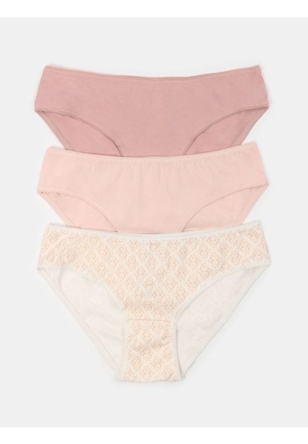 Sinsay - Majtki figi 3 pack - wielobarwny