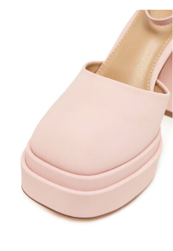 DeeZee Sandały LW85478-6 Różowy. Kolor: różowy. Materiał: materiał, syntetyk