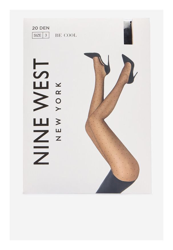 Nine West Rajstopy CEO-9WB-004-AW25 Czarny. Kolor: czarny. Materiał: poliamid, materiał