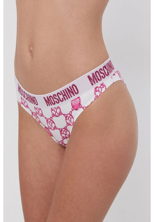 Moschino Underwear - Figi. Kolor: różowy