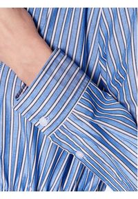TOMMY HILFIGER - Tommy Hilfiger Sukienka koszulowa WW0WW37955 Błękitny Regular Fit. Kolor: niebieski. Materiał: bawełna. Typ sukienki: koszulowe