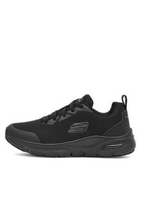 skechers - Skechers Sneakersy 108019BLK Czarny. Kolor: czarny. Materiał: mesh, materiał