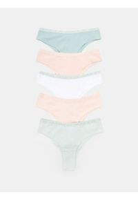 Sinsay - Bawełniane majtki brazyliany 5 pack - wielobarwny. Materiał: bawełna