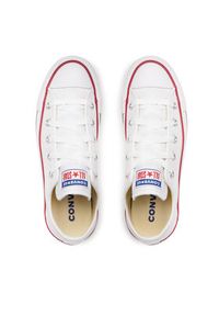 Converse Trampki Chuck Taylor All Star Ox 132173C Biały. Kolor: biały. Materiał: skóra #5
