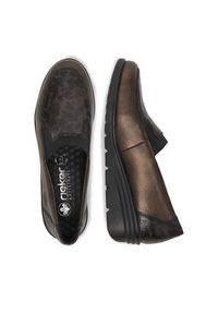 Rieker Półbuty L5351-90 Czarny. Kolor: czarny. Materiał: skóra, syntetyk #2