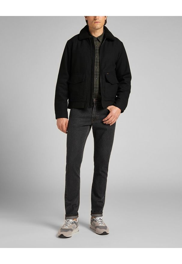 Lee - LEE WOOL JACKET BLACK L86PCS01 112140954