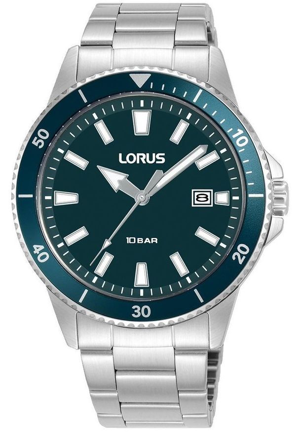 Zegarek Lorus Zegarek Lorus RH901SX9 męski niebieski 40 mm .. Kolor: niebieski