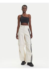 Adidas - adidas Jeansy Adibreak JD5618 Écru Wide Leg #7