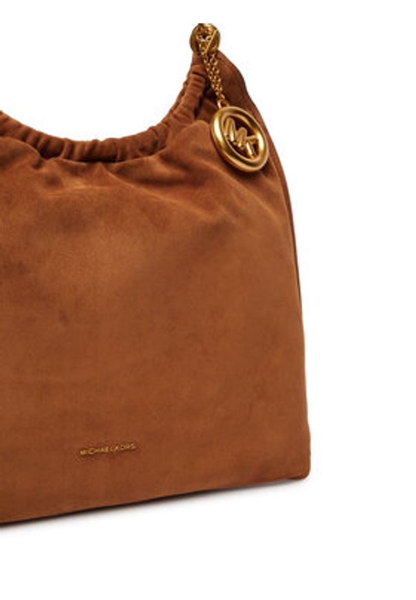 MICHAEL Michael Kors Torebka 30S6A15L7S Brązowy. Kolor: brązowy. Materiał: zamszowe, skórzane