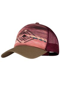 Czapka z daszkiem Buff Trucker Cap. Kolor: czerwony, wielokolorowy, brązowy