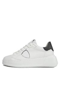 Philippe Model Sneakersy Temple Low TRES V010 Biały. Kolor: biały