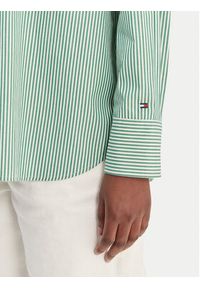 TOMMY HILFIGER - Tommy Hilfiger Koszula WW0WW48190 Zielony Regular Fit. Kolor: zielony. Materiał: bawełna #2