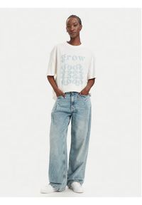 BOSS T-Shirt Eboys 50566831 Kremowy Relaxed Fit. Kolor: kremowy. Materiał: bawełna #5