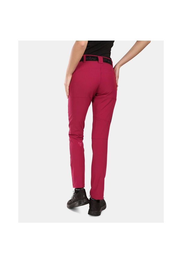 Spodnie damskie Kilpi Belvela. Kolor: czerwony. Sezon: lato. Sport: turystyka piesza