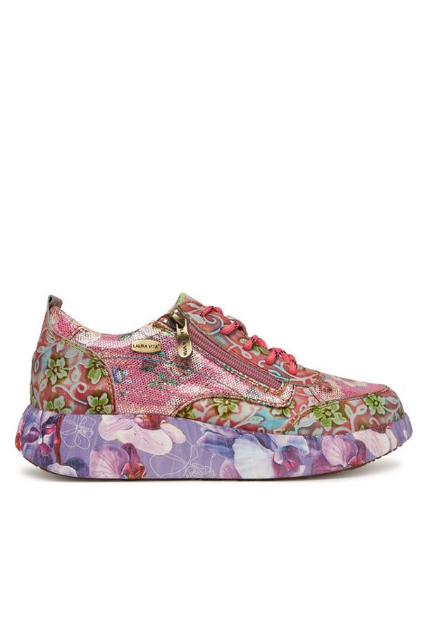 Laura Vita Sneakersy Nikito 62 Kolorowy. Materiał: skóra. Wzór: kolorowy