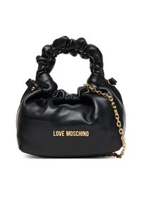 Love Moschino - LOVE MOSCHINO Torebka JC4253PP0MKT0000 Czarny. Kolor: czarny. Materiał: skórzane