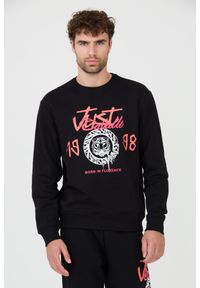 Just Cavalli - JUST CAVALLI Czarna męska bluza R 1998 Dripp, Rozmiar L. Kolor: czarny