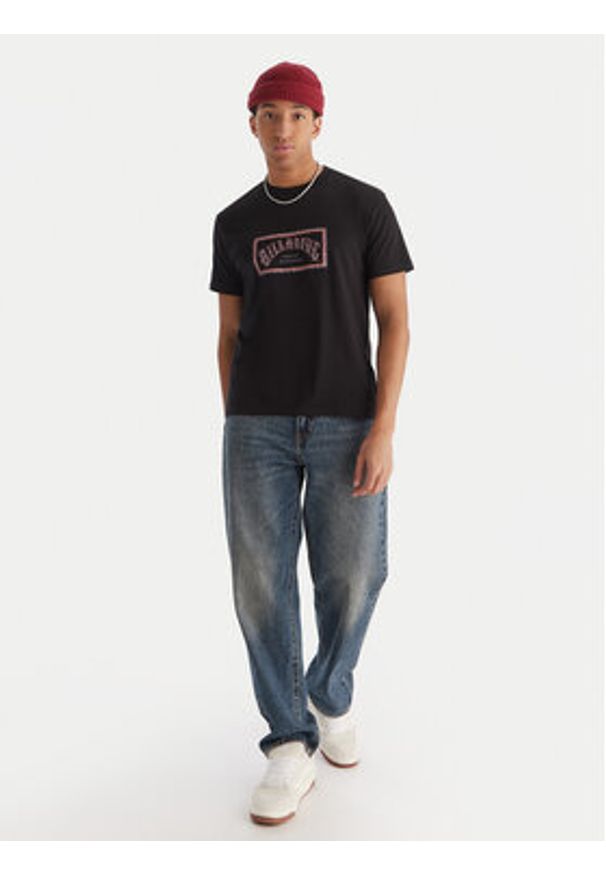 Billabong T-Shirt Arch Frame EBYZT00341 Czarny Regular Fit. Kolor: czarny. Materiał: bawełna