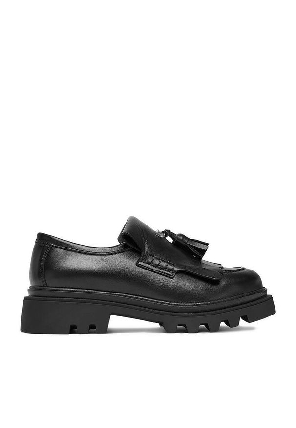 Loafersy Badura. Kolor: czarny