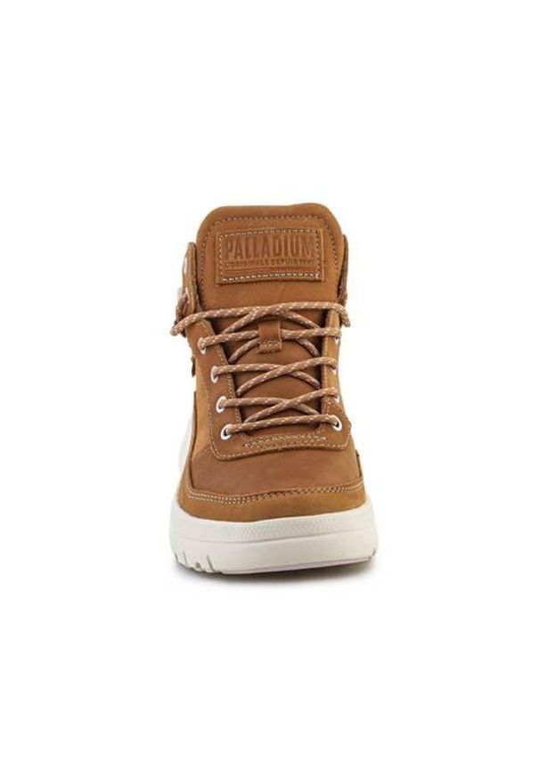 Buty do chodzenia damskie Palladium Pallaflex Cuff. Zapięcie: sznurówki. Kolor: brązowy. Materiał: skóra. Szerokość cholewki: normalna. Sport: turystyka piesza
