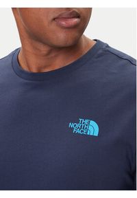 The North Face T-Shirt Redbox NF0A87NP Granatowy Regular Fit. Kolor: niebieski. Materiał: bawełna #4