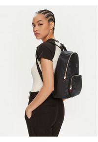 TOMMY HILFIGER - Tommy Hilfiger Plecak Poppy AW0AW15641 Czarny. Kolor: czarny. Materiał: nylon, materiał