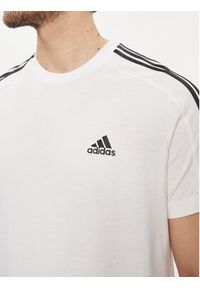 Adidas - adidas T-Shirt Essentials Single Jersey 3-Stripes T-Shirt IC9336 Biały Regular Fit. Kolor: biały. Materiał: bawełna #2